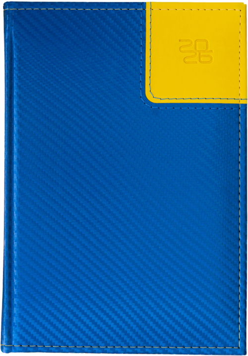 Kalendarz A5 dzienny NARO�NIK: Grafite Niebieski + Baby Face ��ty